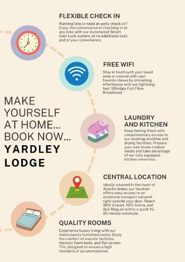 Yardley Lodge Birmingham Eksteriør billede